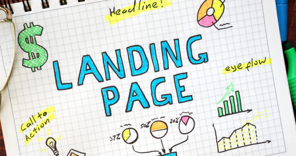high converting landing page design