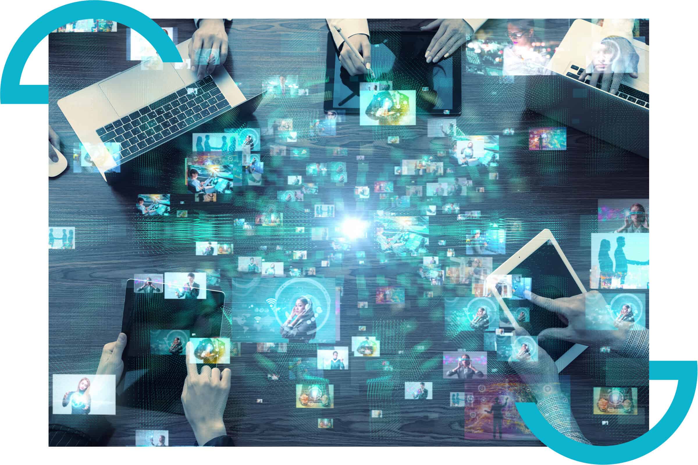 Paid social media advertising campaign on mobile platforms